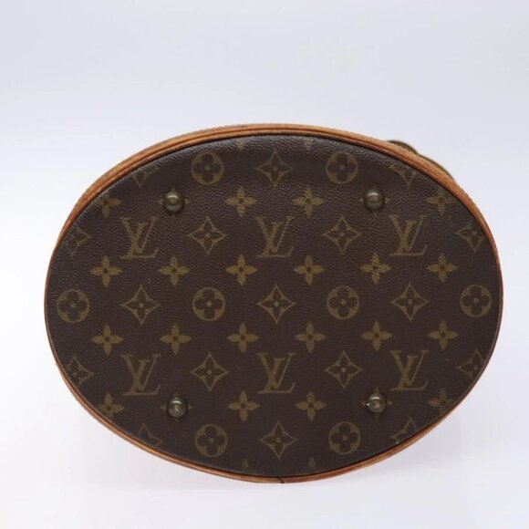 LOUIS VUITTON Monogram Bucket GM Shoulder Bag M42236 LV Auth 136355 - Picture 6 of 13